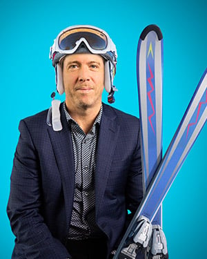 Kevin O'Neil Skiing