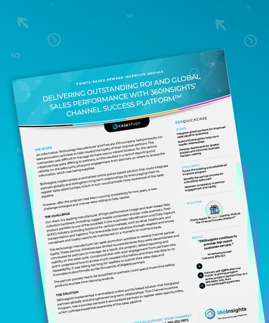 Case Study - Delivering outstanding ROI and global sales performance with 360insights’ channel success platform