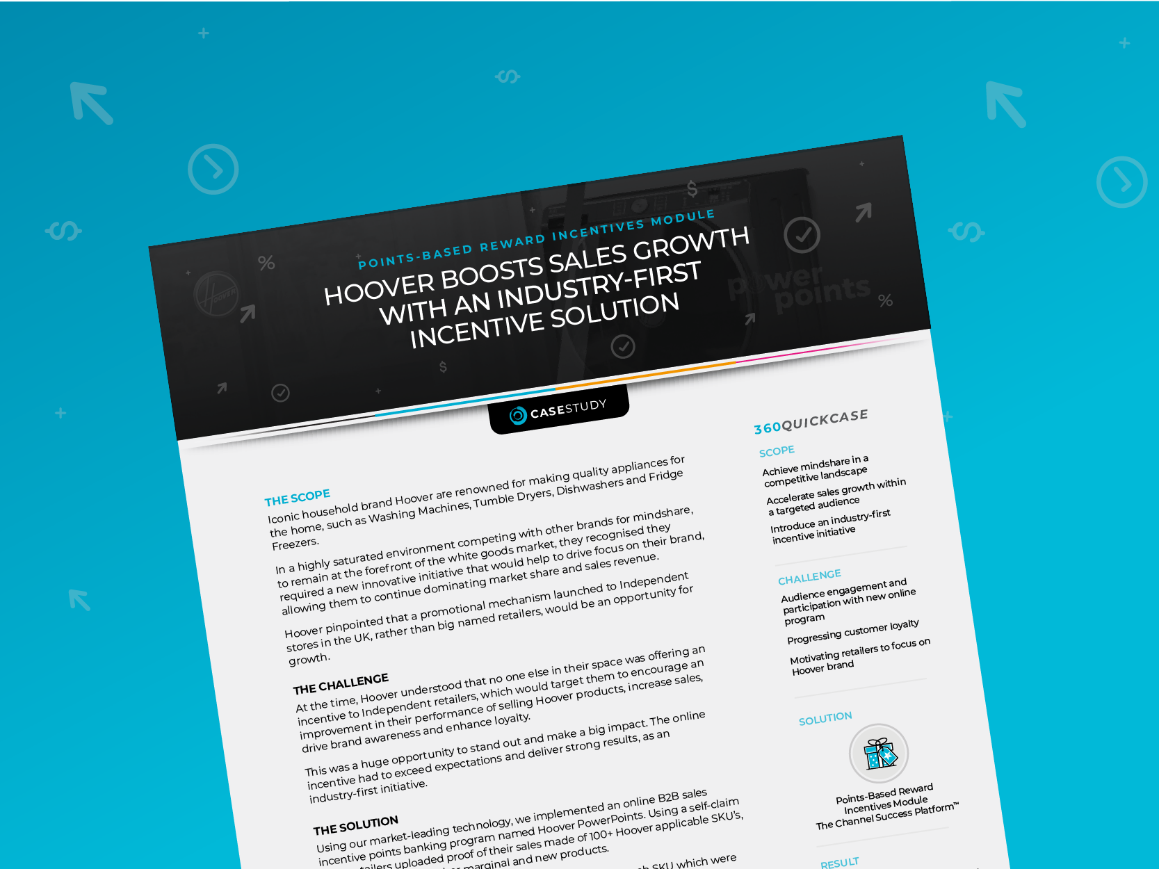 Case Study from Manufacturer Hoover implementing points based rewards program