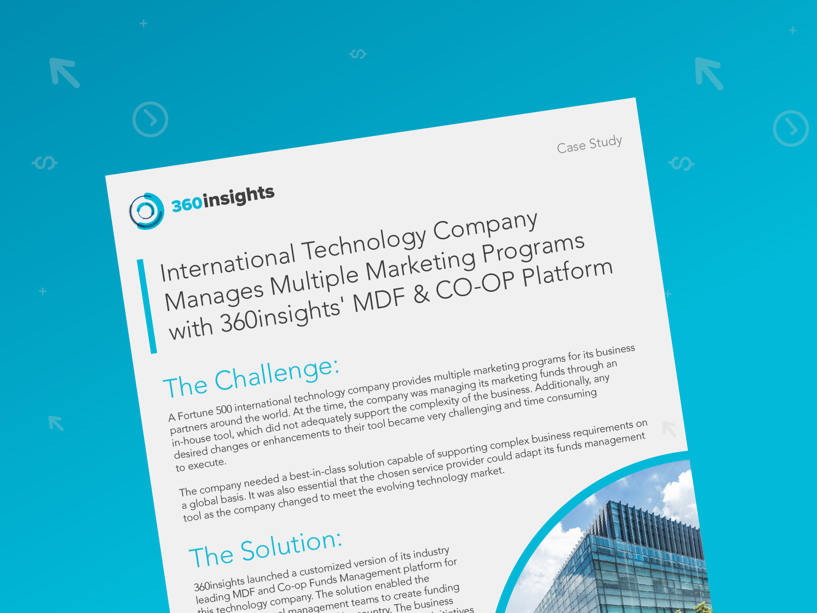 Case study about MDF & CO-OP Solutions that can be used for success