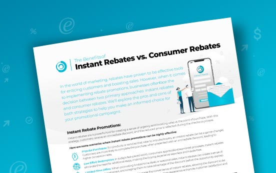 The Benefits of Instant Rebates vs. Consumer Rebates