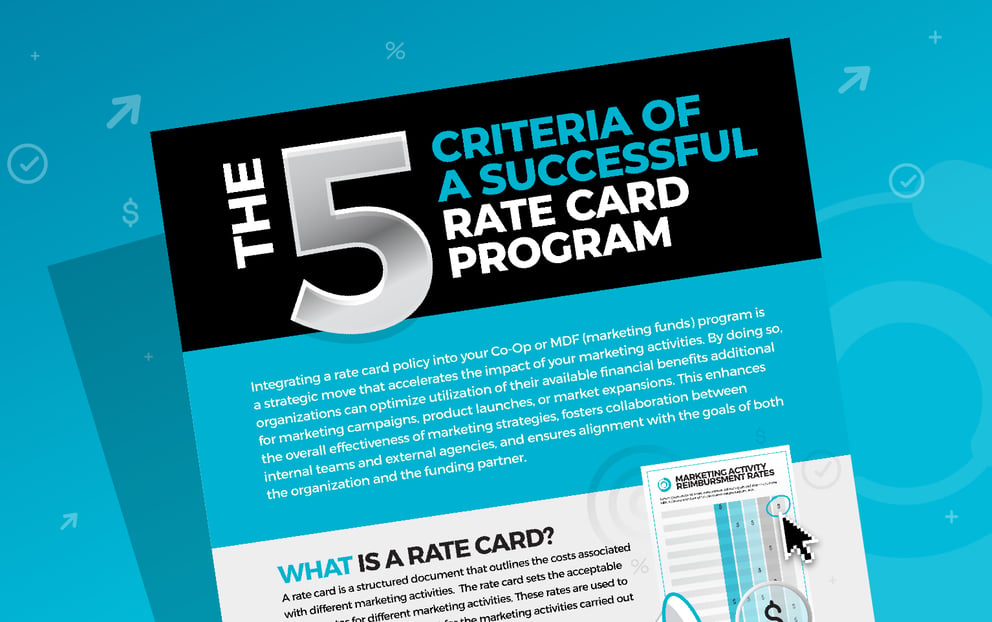 The 5 Criteria of Successful Rate Card Program 