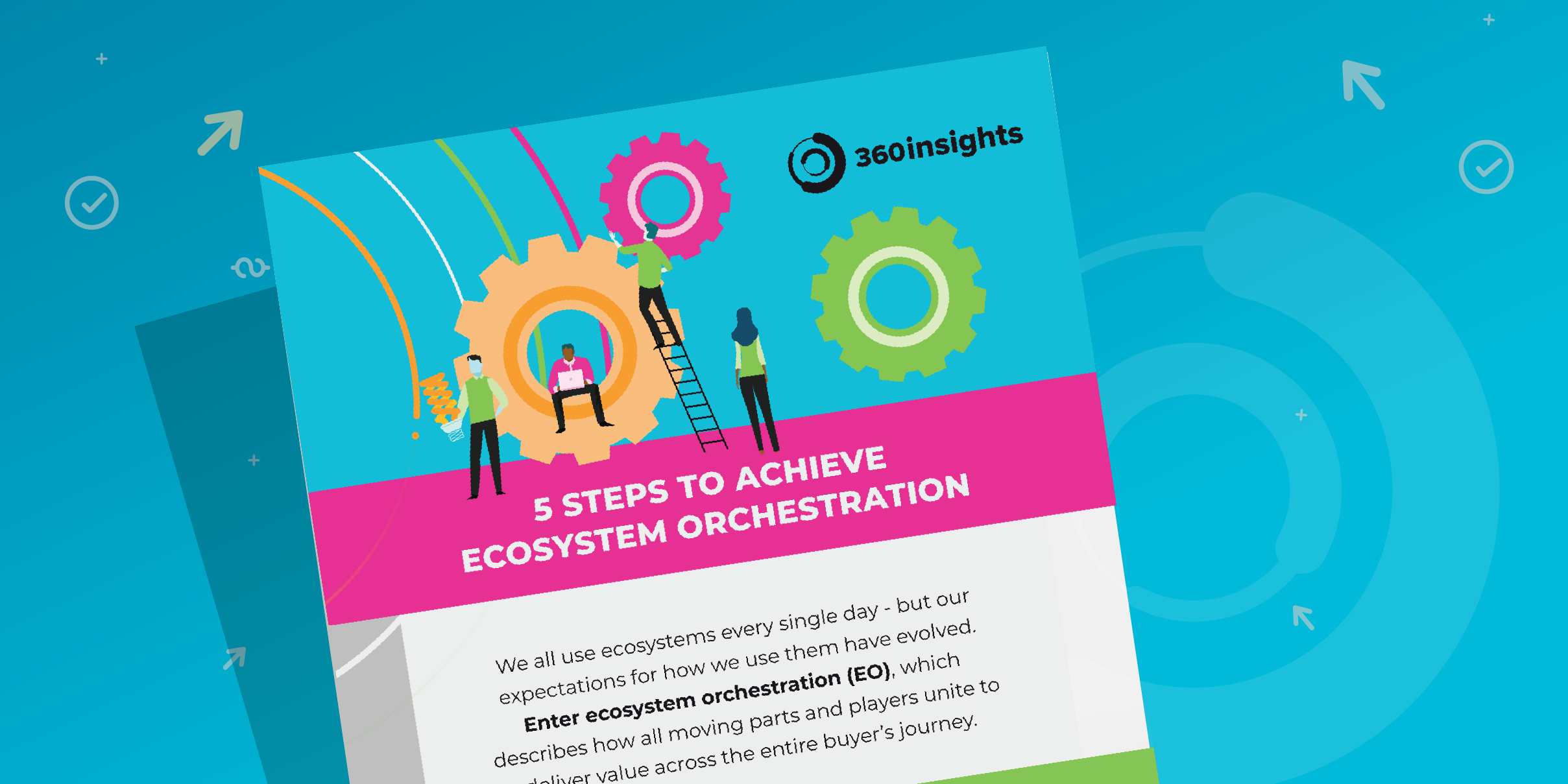 Infographic about 5 steps you can take to achieve ecosystem orchestration