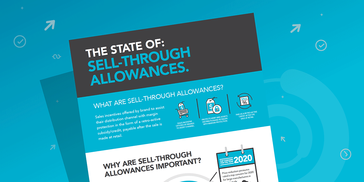 Infographic about the state of sell-through allowances